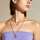  Pop Charms - Pendants - Silver / 14kt GP - Zirconia